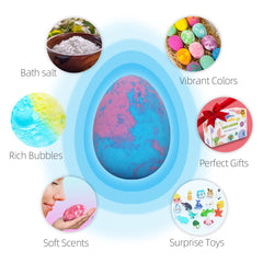 Lisotera bath bombs fizz close-up showing vibrant color and toy reveal.