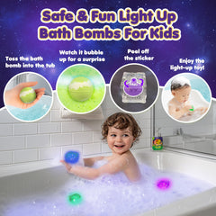 Lisotera bath bombs with eight scents offer a kid-friendly fragrance variety