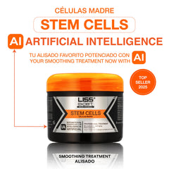 Liss Expert smoothing treatment application on hair for sleek, straight results
