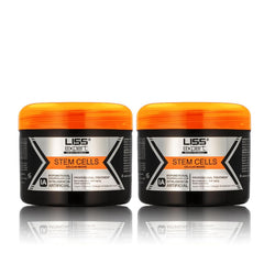 Liss Expert Stem Cells Smoothing Treatment bottle close-up showing subtle volume reduction