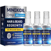 Listarfe 5% Minoxidil spray packaging designed for an easy, twice-daily routine.