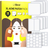 LitBear acne patches large coverage close-up for protective treatment