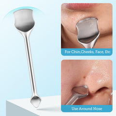LitBear blackhead remover with anti-slip handle—precise extraction with controlled pressure.