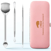 LitBear pore-pre-tool close-up showing gentle pore unclogging for clear skin.
