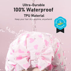 LitBear spacious cap accommodates thick, long, or curly hair types.