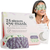 LivaClean 24 steam eye mask pack open shows ready-to-use warmth