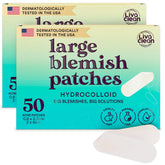 LivaClean LC100CT hero image showing large patches for overnight coverage and oil absorption.