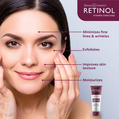 LIVAURA Vitamin A glycerin jar emphasizes hydration and retinol benefits.