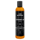 Live Bearded beard conditioner 8oz bottle front for smoother, more manageable beard.