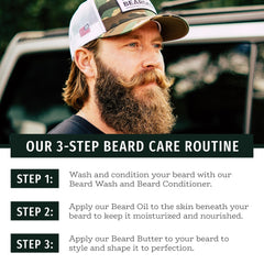Live Bearded beard oil dropper enables precise application for consistent hydration and scent