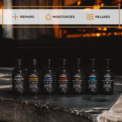 Live Bearded natural jojoba ingredient panel emphasizes skin-friendly hydration