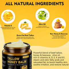 Liventhrall-wild-raw-honey-ingredients emphasizes honey infusion for soothing moisturization.