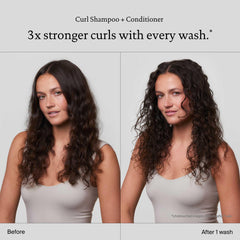 Living Proof Curl Shampoo close up of creamy lather delivering frizz free curl definition