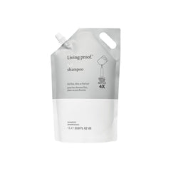 Living Proof Full Shampoo bottle pours to start a volumizing cleanse.