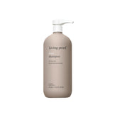 Living Proof No Frizz Shampoo bottle front demonstrates frizz control for smoother, more manageable hair.