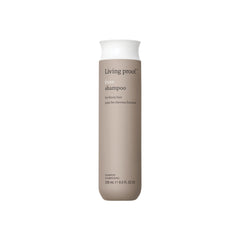 Living Proof No Frizz Shampoo bottle shows silicone-free formula for smoother hair