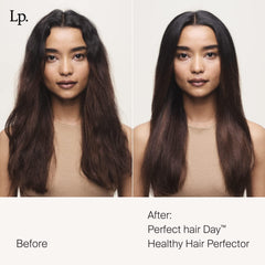 Living Proof Perfect Hair Day smoothness highlights glossy, manageable hair texture.