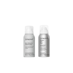 Living Proof Advanced Clean Dry Shampoo bottle for a refreshed, oil-free look between washes.