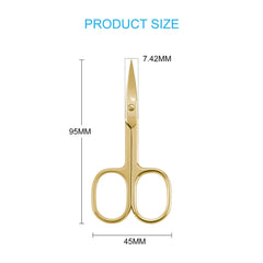 LIVINGO multi purpose nail scissors designed for manicures, pedicures, and cuticle care.