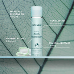 Liz Earle Cleanse & Polish cotton cloth closeup emphasizing gentle exfoliation and makeup removal.