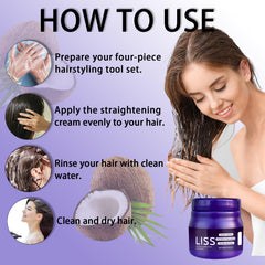 Lkdsoaf Formol-Free Keratin hair before and after smoothing