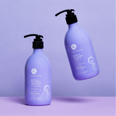 L Luseta Argan oil shine close-up promotes smooth, salon-like finish