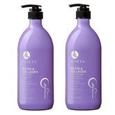 L LUSETA biotin-collagen shampoo bottle boosts volume for fuller-looking hair