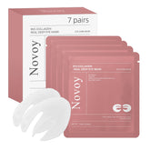 LLVYUO Novoy Rose eye patches packaging for premium at-home under-eye care
