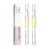 LOCKCUTE Nail Growth Pen shows 360° rotation for precise cuticle care.