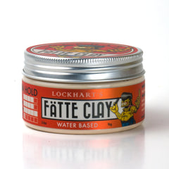 Lockhart's Fätte Clay bottle with sandalwood mandarin scent highlighting masculine aroma