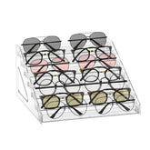 LoengMax sunglasses organizer 7-layer display shows frames clearly for easy access.