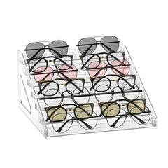 LoengMax sunglasses organizer 7-layer display shows frames clearly for easy access.
