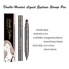 LOKFAR eyeliner stamp star shape adds playful accents to eyes and cheeks.