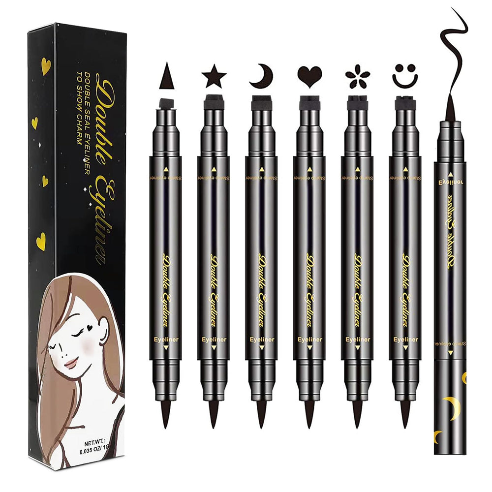 LOKFAR double-sided eyeliner stamp triangle for precise winged looks and DIY creativity.