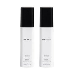 LolaVie Glossing Detangler bottle ready to detangle and smooth