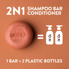 LOLE'S 99% natural ingredients with plastic-free packaging support sustainable hair care.