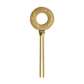 LOLLIA gold key front view showing elegant design and durable finish benefit