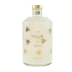 LOLLIA Wish Bubble Bath with vanilla bean scent bubbles for a relaxing soak