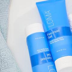 Loma Firm Hold Gel aromatherapy fragrance enhances styling ritual.