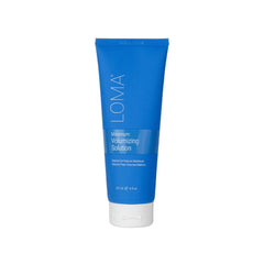 Loma Maximum Volumizing Solution bottle front image promoting fuller, shinier hair.