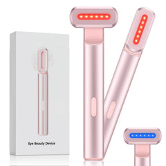 Londxin 4-in-1 light-therapy-wand on face-neck for potential glow