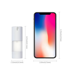Longway BPA-free plastic airless bottle for lotion and cream.