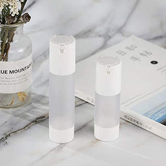 Longway hand sanitizer 50ml airless pump bottle keeps contents fresh and portable.