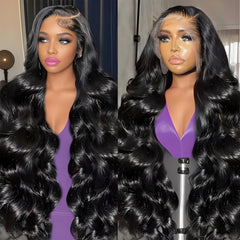 LONREAW 30 inch body wave wig offers natural movement for everyday glamour.