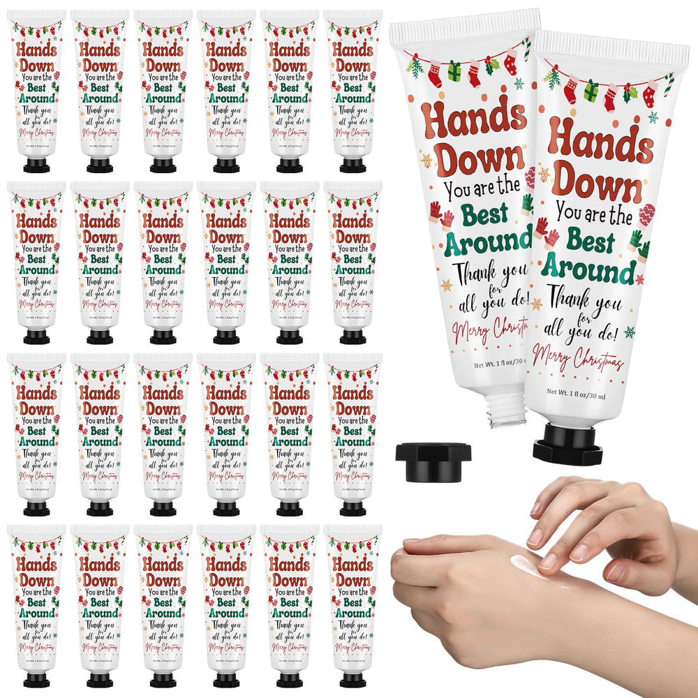 Loopeer 24-pcs Christmas hand cream set packaging ideal for bulk gifting to staff