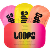 LOOPS Gang Mask Set packaging image shows a gift-ready skincare solution.