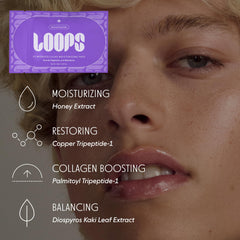 LOOPS Milky Cleanser pad for quick post-workout cleansing and refreshing skin