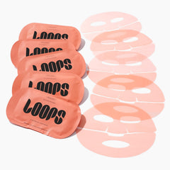 LOOPS Weekly Reset two-piece design showing universal fit across faces.