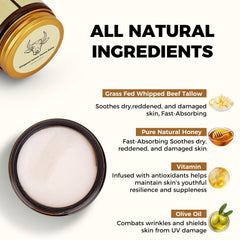 Lopeie Honey Balm swirl highlights calming blend and natural nourishment for skin.
