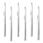 LOPURO pedicure-knife-tools-6pc-set with stainless blades for precise foot care.